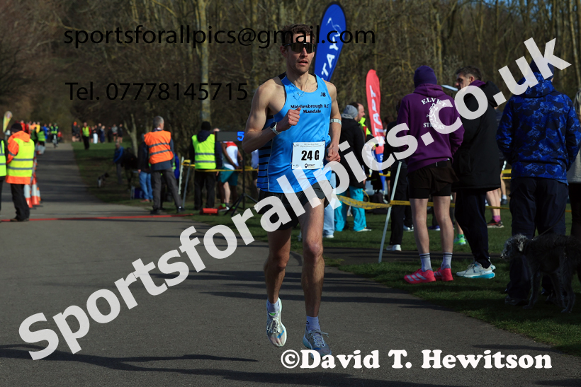 Senior Mens 2026 NECAA Royal Signals Road Relays, Hetton Lyons Country Park, Hetton le Hole. Photo: David T. Hewitson/Sports for All Pics